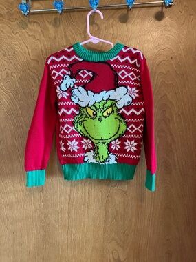 jumping beans Red Sweater with Green Trim